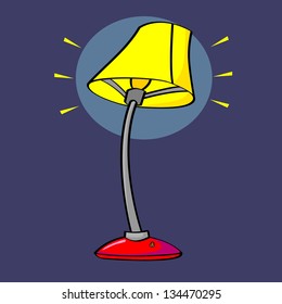  lamp shade vector illustration