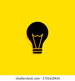 lamp sign icon. Idea symbol. Vector illustration