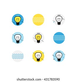 lamp simbol idea abstract