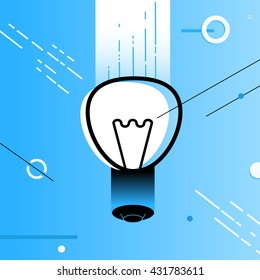 lamp simbol idea abstract
