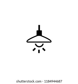 lamp simple icon