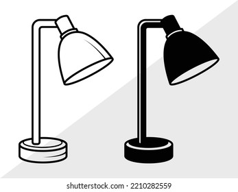 Lamp SVG Printable Vector Illustration