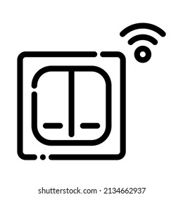 lamp switch on off internet of things iot smarthome icon