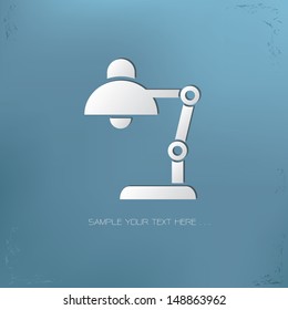Lamp symbol,vector