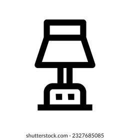 icono de la tabla de lámpara para tu sitio web, móvil, presentación y diseño de logotipo.