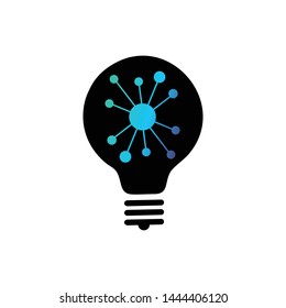 a lamp technology logo template