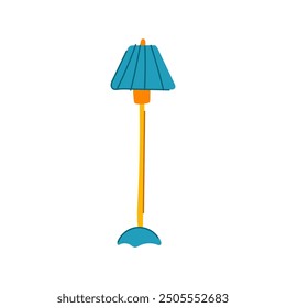 Dibujos animados de la antorcha de la lámpara. decoración de iluminación, antigua vintage, clásico elegante lámpara antorcha signo. símbolo aislado Ilustración vectorial