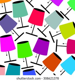 lamp vector chandelier modern light interior color