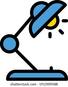 Leuchtenvektorfarbensymbol