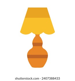 Lamp Vector Flat Icon For Personal And Commercial Use.
