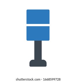 Vektorillustration der Lampe - Symbol 