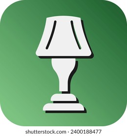 Lamp Vector Glyph Gradient Background Icon For Personal And Commercial Use.
