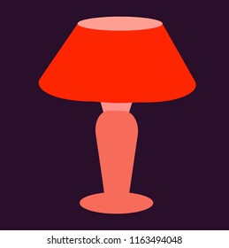 lamp vector icon