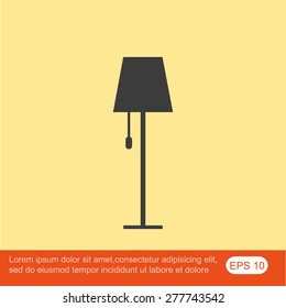 lamp vector icon