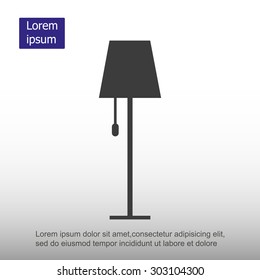 lamp vector icon