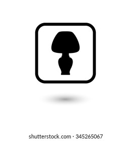 Lamp - vector icon