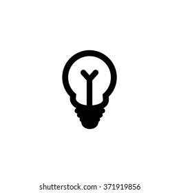 Lamp vector icon.