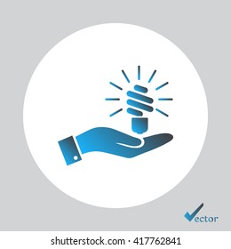 lamp vector icon