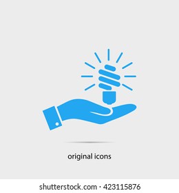 lamp vector icon