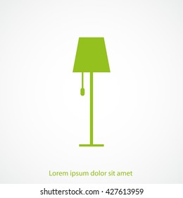 lamp vector icon
