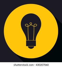 Lamp vector icon.