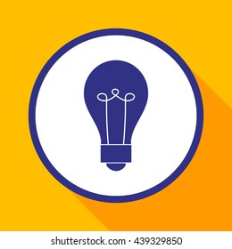 Lamp vector icon.