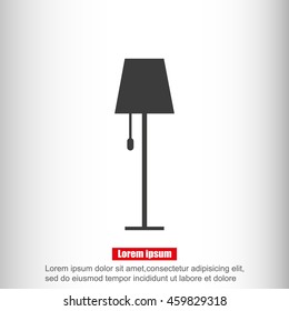 Lamp Vector Icon Stock Vector Royalty Free Shutterstock