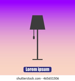 lamp vector icon