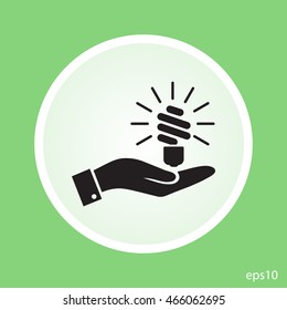 lamp vector icon