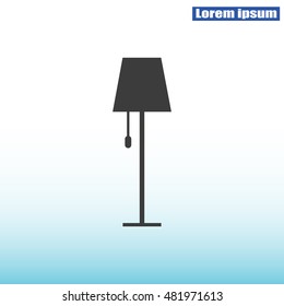 lamp vector icon