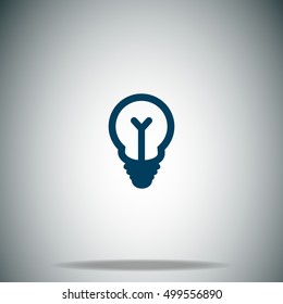 Lamp vector icon