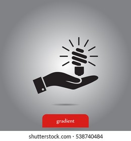 lamp vector icon
