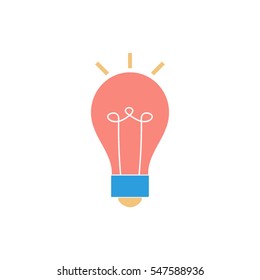 Lamp vector icon.