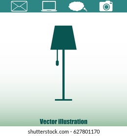 lamp vector icon