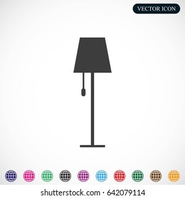 lamp vector icon