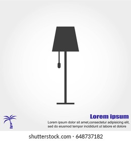 lamp vector icon