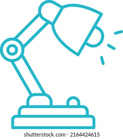 Icono del vector de la lámpara. Se puede usar para imprimir, móviles y aplicaciones web.
