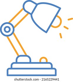 Lamp vector icon. Can be used for printing, mobile and web applications.
