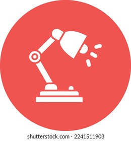 Lampenvektorsymbol. Kann für Druck-, Mobil- und Web-Anwendungen verwendet werden.