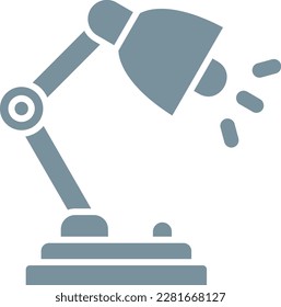 Lamp vector icon. Can be used for printing, mobile and web applications.