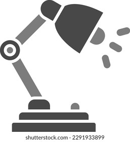Lamp vector icon. Can be used for printing, mobile and web applications.