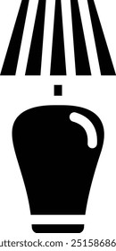 Ilustração de design de ícone de vetor de lâmpada