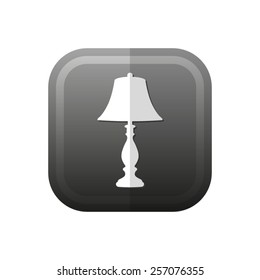 lamp - vector icon, flat design