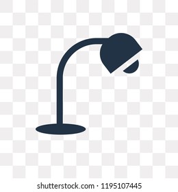 Lamp vector icon isolated on transparent background, Lamp transparency concept can be used web and mobile