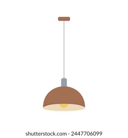 Icono de Vector de lámpara. Loft estilo colgante lámparas de araña. Bombillas de colores simples. Logo de luces brillantes. Un símbolo de luz. Ilustración vectorial.