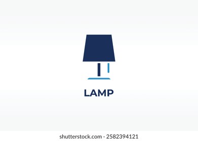 LAMP vector, icon or logo sign isolated symbol illustration