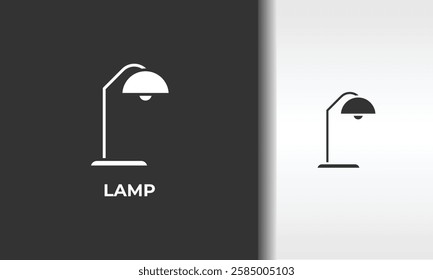Lamp Vector, Icon Or Logo Sign Isolated Symbol Illustration