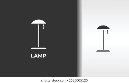 Lamp Vector, Icon Or Logo Sign Isolated Symbol Illustration