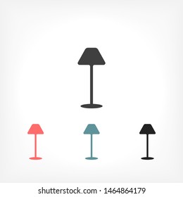 lamp Vector icon . Lorem Ipsum Illustration design