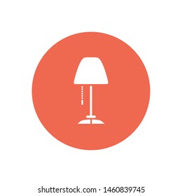 A lamp vector icon. A sign of a lamp. A symbol of light and a lamp.